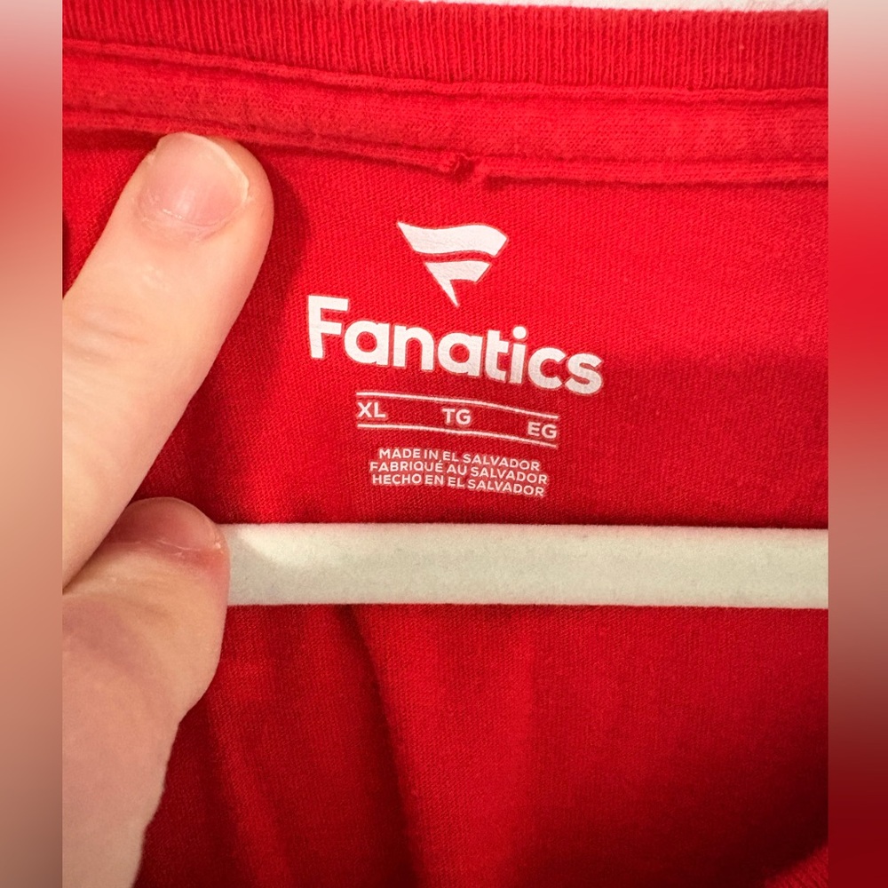 Fanatics Red Cincinnati Reds Script Graphic Tee - Picture 3 of 4
